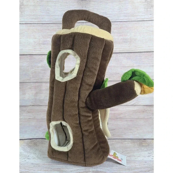 Unipak Designs Plush Tree Trunk Stuffed Toy Brown Green Yellow 12" 2014 - Picture 3 of 6